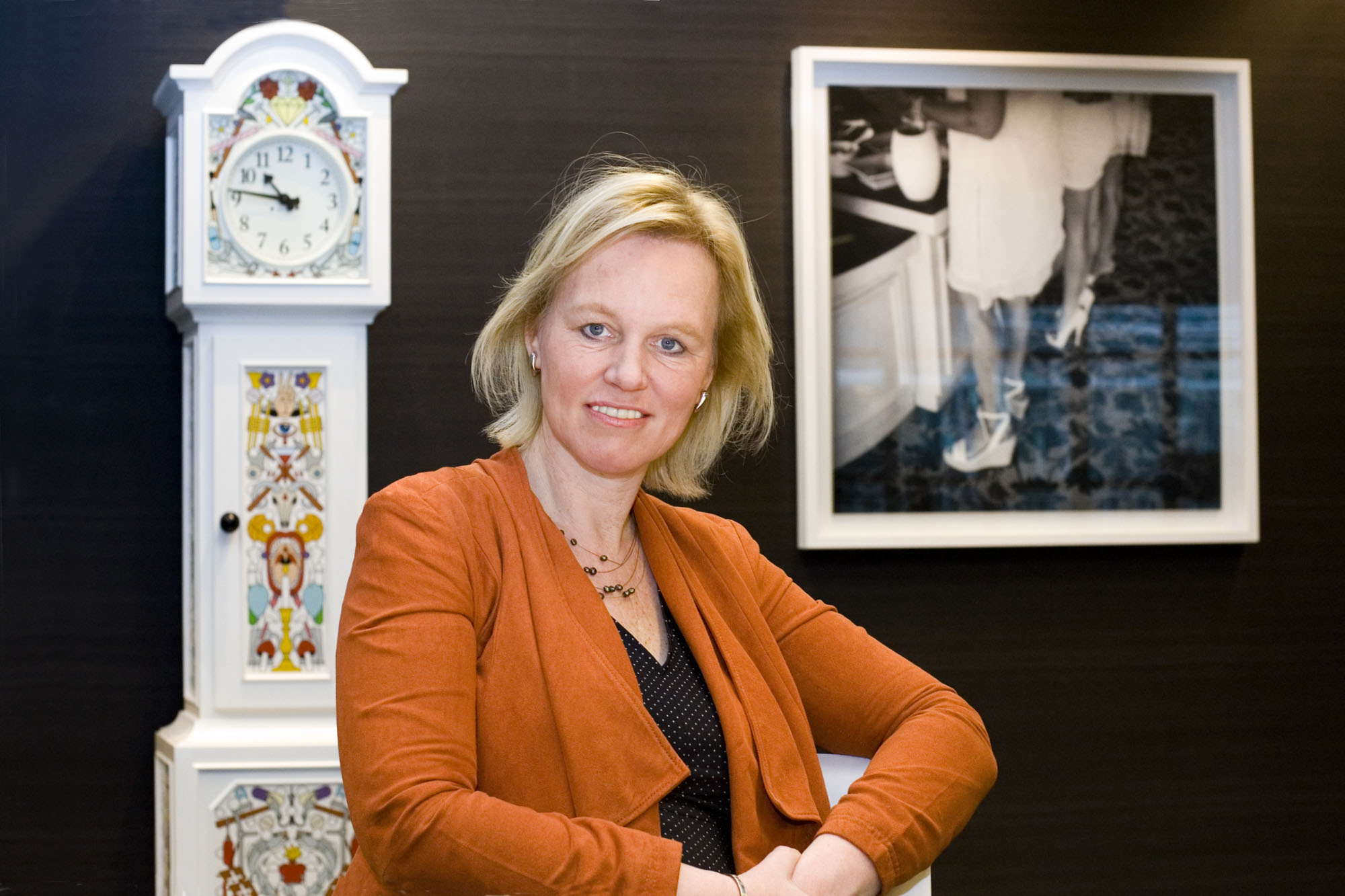 Profielfoto headshot vrouw casual portret zakelijke fotografie LinkedIn cv fotografie Den Haag