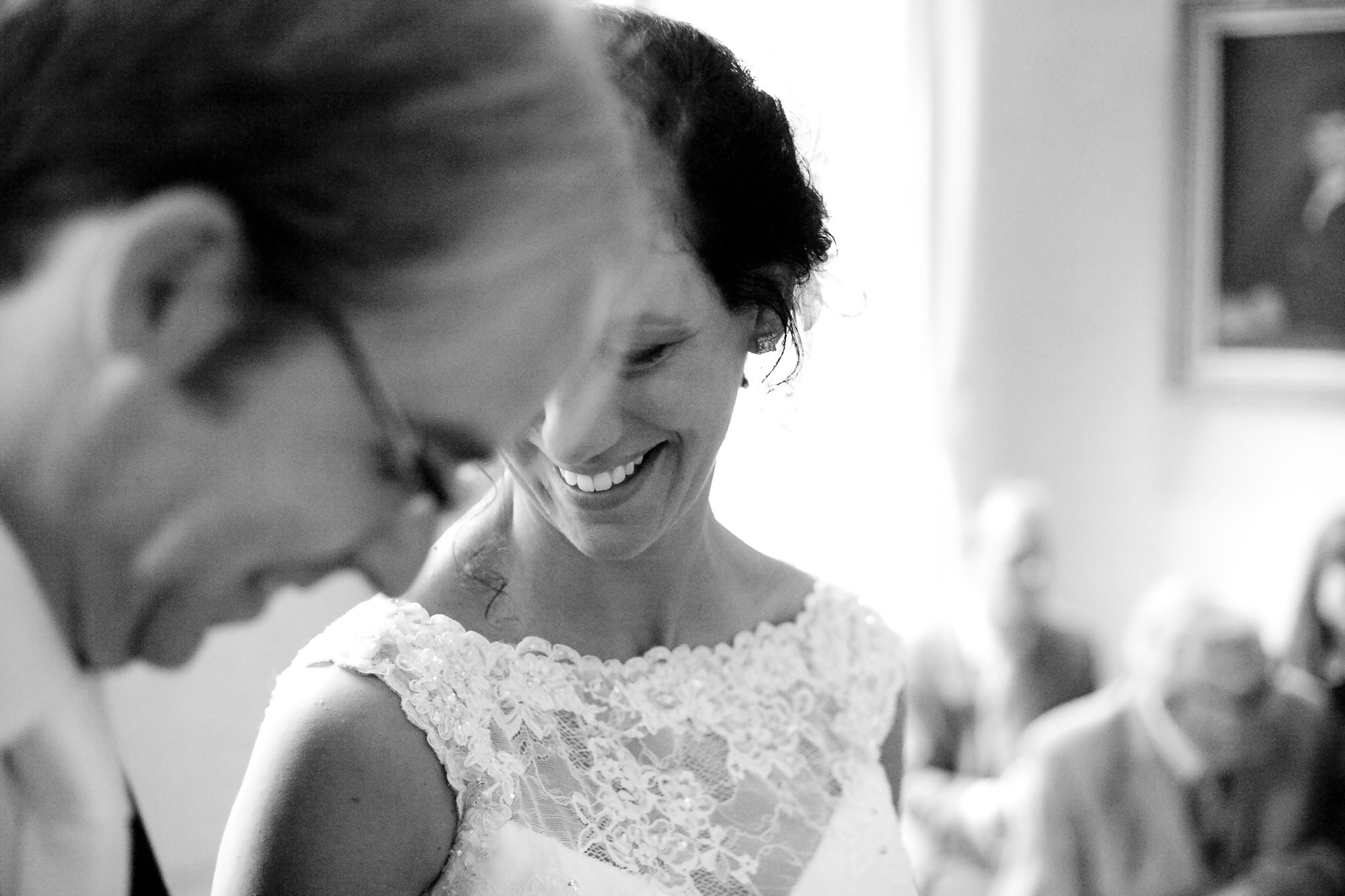 Bruidsfotografie bruiloft Kuyl's Fundatie Rotterdam bruidspaar ceremonie jawoord
