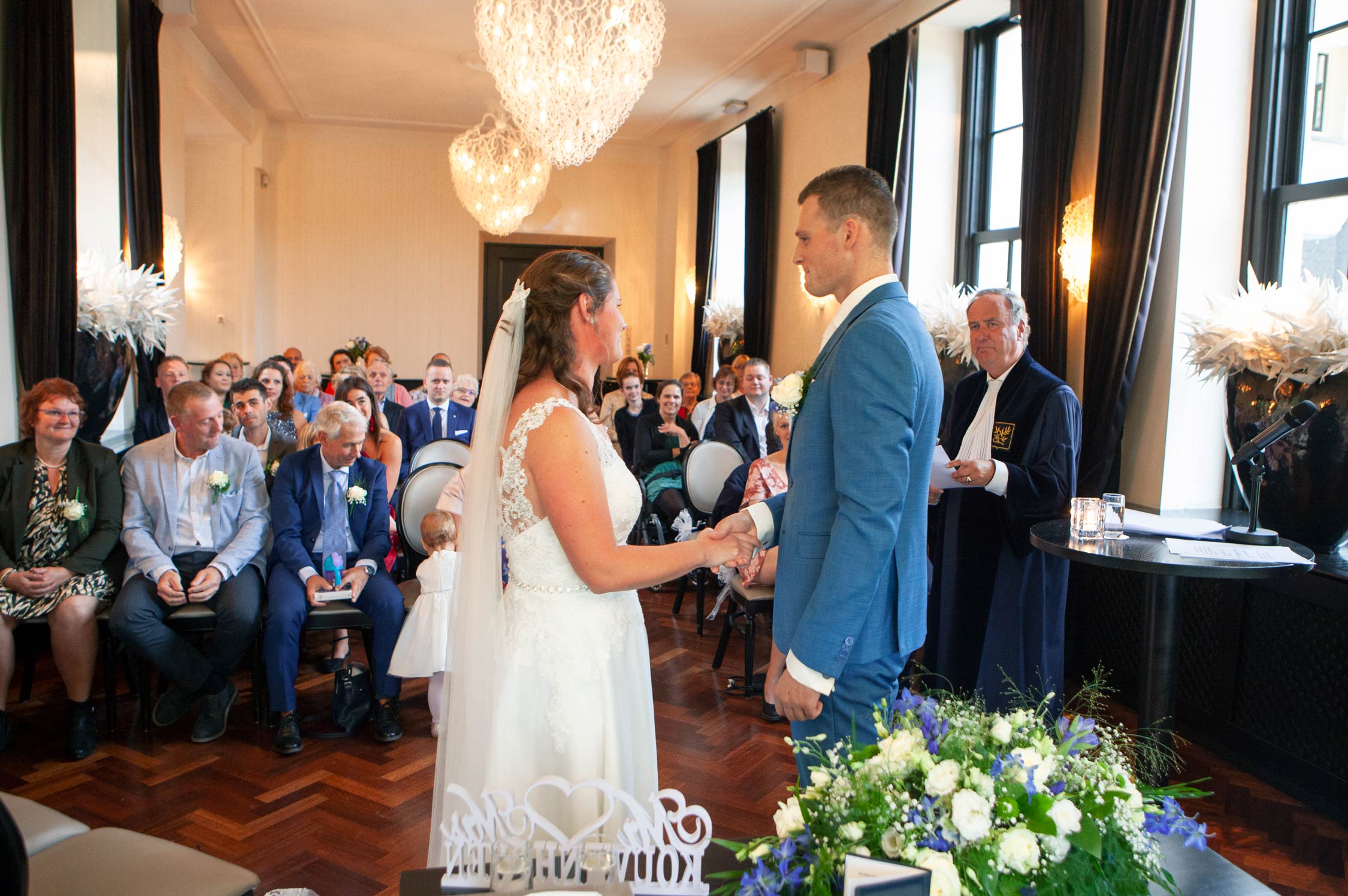 ceremonie huwelijk wedding ceremony photographer candid spontane trouwfotograaf Den Haag